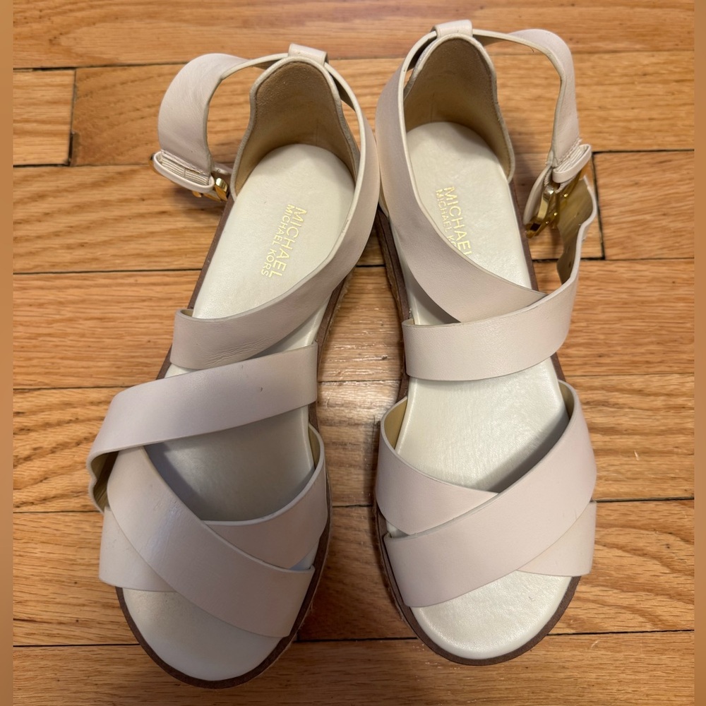 Michael Kors Darby Espadrille Sandals in Cream